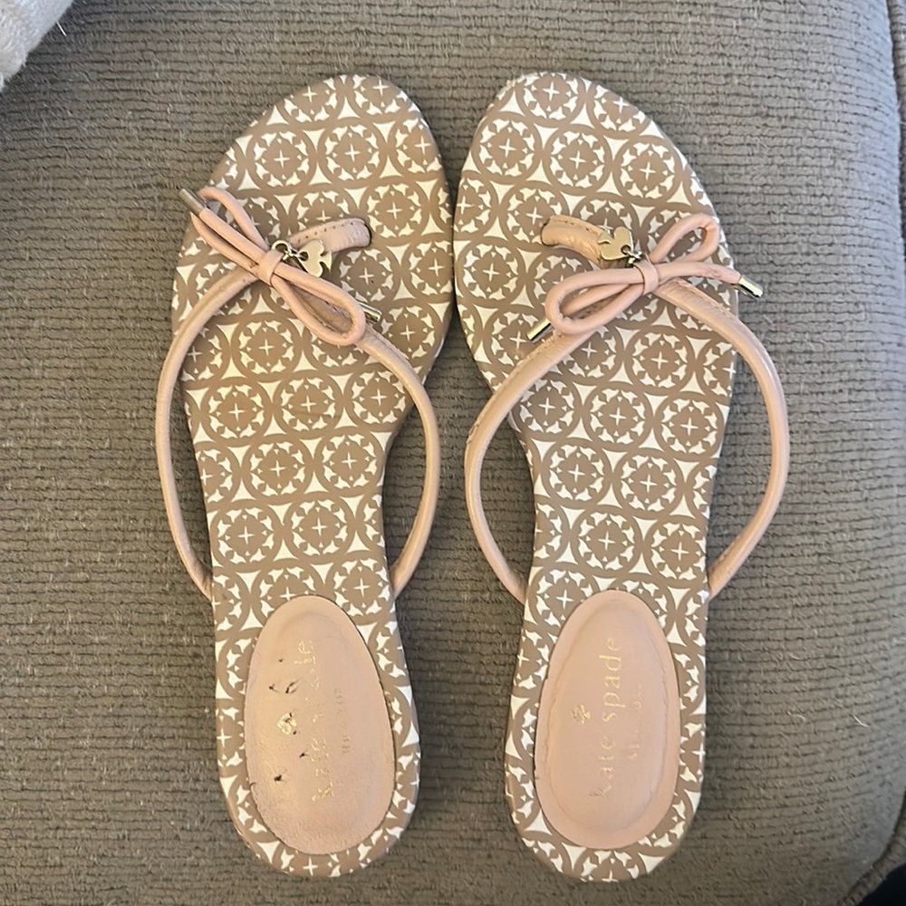Kate Spade Pink Sandles Flip-flops 7.5